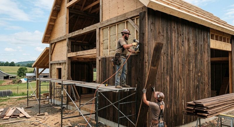 Wood Siding Installation